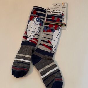 Smartwool Kids' Wintersport Socks - Navy and Gray